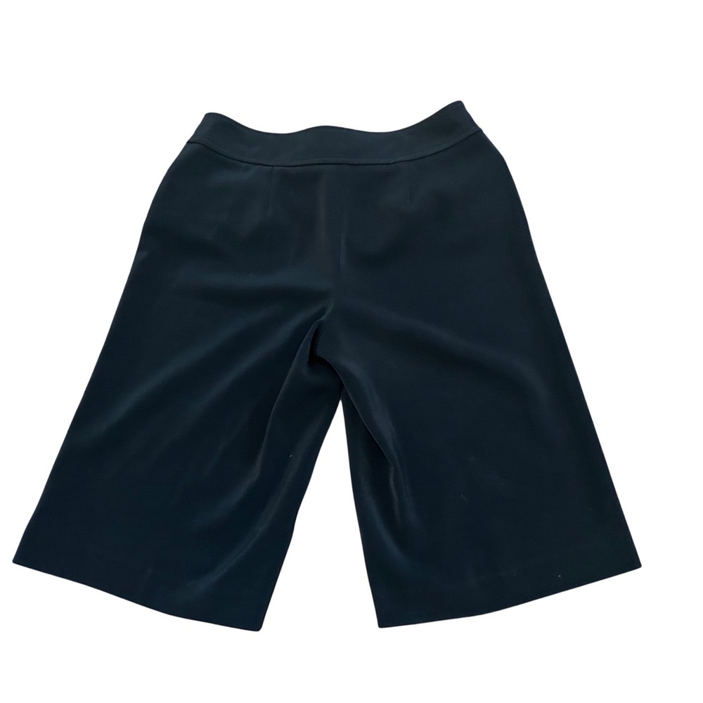 White House Black Market Black Bermuda Shorts Size 4 Dressy Tailored Pockets